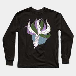 Genderqueer Pride Kitsune Long Sleeve T-Shirt